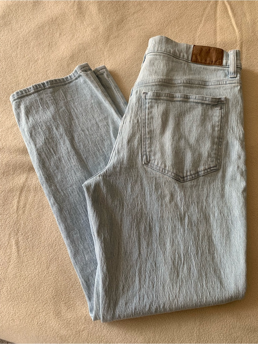 Madewell Light Blue Straight-Leg Jeans